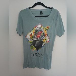 Men's Obey graphic print tee